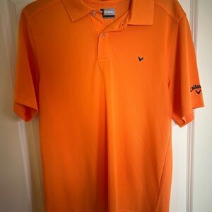 Callaway Vibrant Orange Polo Shirt